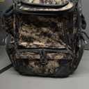 Piscifun Fishing Backpack with 2 Rod Holders & 4 Tackle Boxes, Large Tackle Storage Bag With Rain Cover for Fishing Gear (Digital Camouflage)