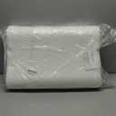 Ergonomic Memory Foam Pillow with Washable Zippered Soft Cover Contour Cervical pillows for Neck Pain and Side Sleeper Back Support Orthopedic Pillow, White