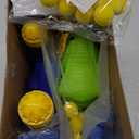 Dinosaur Shooting Toys for Kids 3-5 Years, Movable Target Shooting Games with 2 Air Pump Launcher, Interactive Competition Game Gift for Boys and Girls Ages 3 4 5 6 7 8 Years Old, (2 Popper Guns)