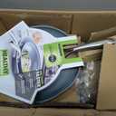 GreenPan Swift Healthy Ceramic Nonstick, 8" and 10" Frying Pan Skillet Set, Stainless Steel Handles, PFAS-Free, Dishwasher Safe, Oven Safe, Black