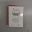 Travel Women's Mini Round Handle Smooth Razor with Dry Case - 5 Blade - Bikini, Leg, Body Hair - 1 Refill, Pink