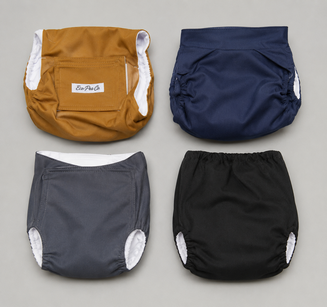 Washable Dog Diapers - Washable Male Dog Belly Wrap - Pack of 4 - (Medium)