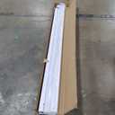 DEZ FURNISHINGS Cordless 2" Signature Faux Wood Blind, 70" W x 64" H, Embossed White