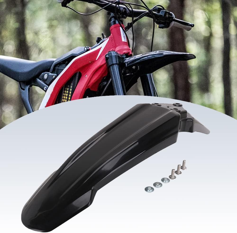 JFG RACING Front Fender for Surron Light Bee,Dirt Bike Mudguard Mud Guard for Dirt Bike Sur Ron Light Bee X and S/X160/X260 (Not Fits RST Fork) (Black)
