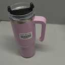 REDUCE Chiller Vacuum Insulated 40 oz Tumbler - Soft Sit Base Travel Mug - Dishwasher Safe - Cosmetic Pink