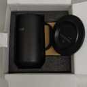 Self Heating Coffee Mug,High-Capacity- 18 oz, 180 Min Battery Life, Smart Heated Coffee MugSmart Mug, Simple Temperature Control Operation, Gifts for Family Members (Black)