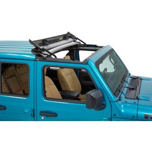 Bestop Sunrider for Hardtop - Jeep '20-Current Gladiator / '18-Current Wrangler JL (Black Diamond)