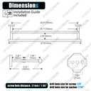 KOKOSIRI Bathroom Towel Bar 32'' Double Towel Holder for Bath Kitchen Cabinet Towel Rails 32 Inch Brushed Gold Stainless Steel B5005BG-L32