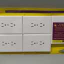 Bates Duplex Wall Outlet Covers - 10 Pack, White Wall Plates