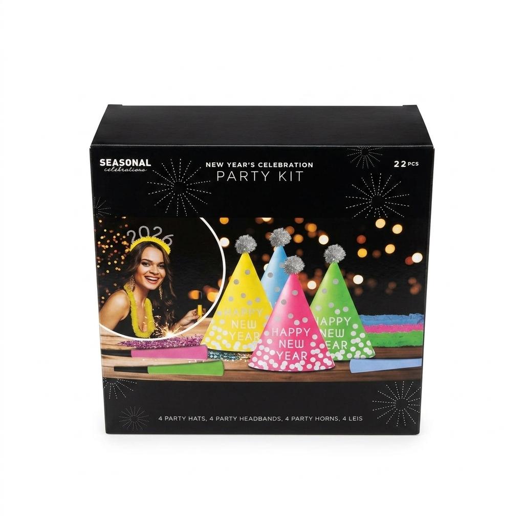 Seasonal celebration new Year's party kit