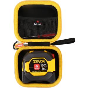 Mchoi Hard Carrying Case Fits for LEXIVON 2 in 1 Digital Laser Tape Measure,Digital Distance Meter, EVA Portable Storage Case Shockproof, Case Only