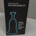 Bandit Sports Baseball Training Tee Popper 202, Hitting Tee for Perfect Swings, Batting Machine for Practicing Hitting Without a Pitcher (202 Popper Balls Not Included), Black