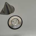 LHS Pour Over Coffee Dripper Stainless Steel Coffee Filter Metal Cone Filter Paperless Reusable Coffee Filter Single Cup Coffee Maker 1-2 Cup With Non-slip Cup Stand and Cleaning Brush