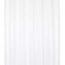 Barossa Design Waterproof Fabric Shower Curtain Liner Microfiber 70" W x 72" H - Hotel Quality, Machine Washable, White Shower Liner for Bath Tub, 70x72 Inches