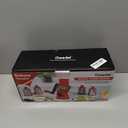 Geedel Rotary Cheese Grater Cheese Shredder - Upgraded 5-in-1 Cheese Grater with Handle and Strong Suction Base, Multi-purpose Vegetable Slicer Ice Shaver Nuts Grinder for Ice, Vegetables, Fruit, Nuts