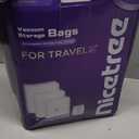 Nicetree 18-Pack Vacuum Bags for Travel with Rechargeable Pump, Compression Packing Bags for Carry-On Luggage & Suitcase, Vacuum Seal Bags for Clothing, 3 Sizes for Travel & Home Storage