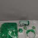 Unittype St. Patrick's Day Costume Set Striped Socks Arm Warmer Gloves 3 Layered Tulle Tutu Shamrock Headband Necklaces (Large)