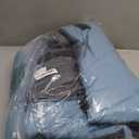 EXPAWLORER Outdoor Dog Bed, Portable Waterproof Reversible Camping Travel Durable Dog Bed, Large Pet Mat Machine Washable Indoor for Medium Large Dogs Puppy Cats Sleeping Outside 35"x51" Blue & Grey