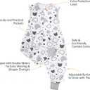 Toddler Sleep Sack with Feet, 0.5TOG Wearable Blanket, Baby Sleeping Sack with Legs (2T-3T, Bear)