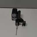 Grill Lights and Meat Thermometer, BBQ Light with10 LED Lights and an Aluminum Clip, Perfect for barbecues. Kitchen Food Thermometer, Instant Read Meat Thermometer (Silver/Dark Black)