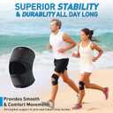 Plus Size Knee Brace for Knee Pain Women and Men Patellar Tendon Support Strap,Adjustable Extra Large Knee Support Stabilizer for Meniscus Tear,Arthritis,Tendonitis, MCL, ACL,Injuries,Relief,Sports,XX-Large