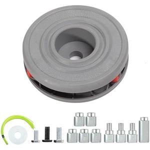 Weed Eater Head,String Trimmer Head Compatible with most clockwise and counterclockwise trimmers,Fits Most Standard Models of Gas and Electric Weed Trimmer,Easy Load&Line Reload,Fixed Line,Grey