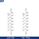 OCEAN CAT 6 Hooks/Pack Fishing Rigs Freshwater Saltwater Rainbow Soft Rubber Skin Colorful Silks Feather Rigs with Carbon Steel String Hooks Glow Beads Fishing Lures Baits Tackle (8#)