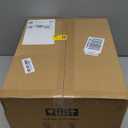 Bathroom Light Fixtures, Matte Black Vanity Lights with Flared White Fabric Shade, 3 Light Wall Sconce, Modern Sconces Wall Lighting for Hallway Bedroom, VL837-MB-3