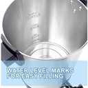 SYBO SR-CP Commercial Grade Stainless Steel Percolate Coffee Maker Hot Water Urn for Catering, 30-Cup, 4.5L, Metallic (EXP 11/30/35)