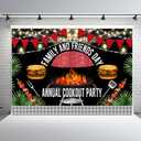 7x5ft Picnic Backdrop Summer BBQ Party Photo Background Backyard Cookout Family Friends Day Gathering Outdoor Park Decor Photo Booth Studio Props