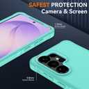 SunStory Compatible with Samsung Galaxy S26 Ultra Case with HD Screen Protector,3-Layer Heavy Duty Full-Body Cover,3 in 1 Hybrid Protective Case for Galaxy S26 Ultra 6.9", Mint