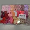 CELLOT Baby Girls Fully Lined Hair Bows Hair Pins, 2' Hair Bows, 50 Pieces/25 Pairs - Infants, Toddlers, Kids Hair Accessories in Pairs - Pink Bow Alligator Hair Clips