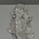 Big Light Gray Hard Hat Sweatband,Reusable Washable Terry Cotton Hard Hat Liner snap on, 9 pcs per Pack