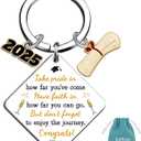 4 x Class Of 2025 Gifts Graduation Gifts For Her Him Keychain Graduation Keychain Gift For Graduate Student Middle High School College Gifts For Women Men