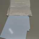 Light Baby Blue Cast Acrylic Sheets 1/8 Thick, 12x8 inch, for Laser Cutter 3mm Thin Board Panel plexiglass 3 pcs Craftiff