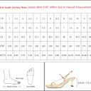 Modatope Womens Kitten Heel Strappy Thong Sandals Square Open Toe Flip Flop Heels (6.5)