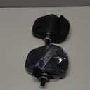 YBEKI Pro Spin Bike Pedals with Adjustable Straps - 9/16" Spindle for Peloton/Schwinn/Sunny Indoor Exercise Bikes | Heavy-Duty PP Plastic & PVC Straps | Non-Slip Diamond Surface