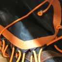 Cloris 50inch Mini Trampoline with Adjustable Handle Bar Fitness Trampoline Bungee Rebounder Jumping Cardio Trainer Workout for Adults, Max Load 450lbs with 5 Hights Adjustable Foam Handle, Black/Orange