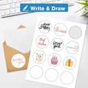 2.5" Circle Sticker Labels, Round Printable Sticker to Write On, Sticker Paper for Inkjet Printer, (9 Labels/Sheet), 100 Sheets