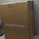 simplehuman 48 Liter / 12.7 Gallon Touch-Bar Dual Compartment Kitchen Recycling Trash Can, Brushed Stainless Steel