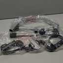 Pedal Exercise mini Exercise Bike for Leg and Arm Recovery Exercise Lightweight and Portable Floor Bike (Grey-01)