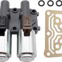 HiSport 28260-PRP-014 Transmission Dual Linear Solenoid Compatible with 2003-2007 Honda Accord CRV Acura L4 CR-V Acura RSX TSX Replacement for 98990B GEGT7610-262 90428C