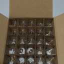 C7 E12 LED Night Light Bulbs, C7 Replacement LED Light Bulbs, Window Candles & Salt Lamp Bulbs, E12 Chandelier Base, 0.6W Equivalent to 7W, Warm White 2200K, Clear Plastic, 25 Pack