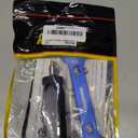 PTFE Hose Assembly Tool, Hose Reaming Tool For 4AN, 6AN, 8AN, 10AN PTFE Fuel Line Assembly. With a Double-ended AN Fittings Wrench 6AN Socket- AN8 B-nut, Blue
