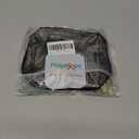 4.5 inch Mini Makeup Bag, Small Cosmetics Bag for Purse with Ring Buckle, Portable Travel Makeup Pouch for Women Girls (Metallic Grey)