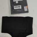 Tummy Control Thong Shapewear for Women High Waist Shaping Underwear Seamless Body Shaper Panties Girdle (Medium, #2 Black (Low Rise))