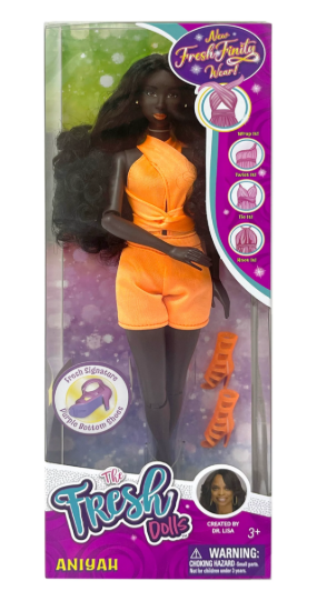 FRESH DOLLS New Fresh Finity Wear Keisha 11.5" (Dr. Lisa) 50011