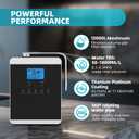 Alkaline Water Ionizer Machine for Home, 11 Titanium Plates Alkaline Water Machine, pH 4-10.5 Acid Water Purifier, Water Filter Up to -600mV ORP | 10000 Liters Per Filter