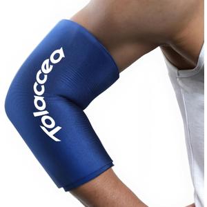 Tolaccea Hot & Cold Therapy Flexible Ice Packs Cold Therapy Compression Sleeve Reusable Gel Pack for Injury Cold Wrap for Knee Calf Elbow (X-Large (Pack of 1), Blue)