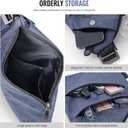 WANDER PLUS Anti Theft Crossbody Bag, Shoulder Bag Anti-theft Design for Travel, Sport, Work